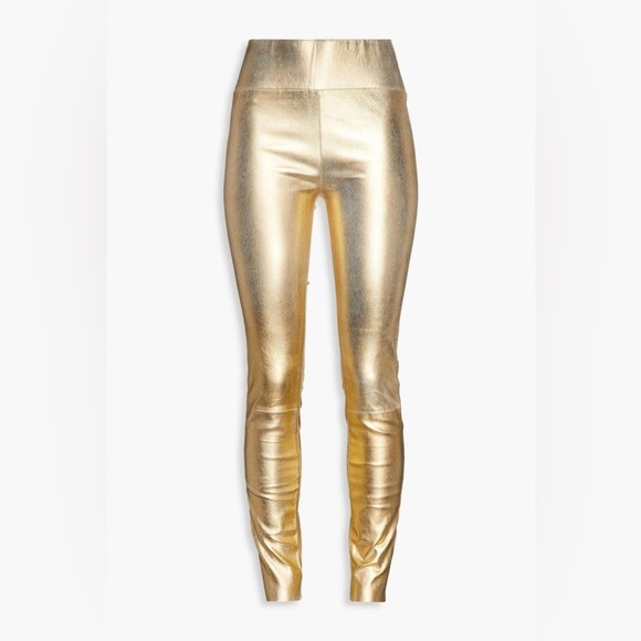 SPRWMN coated metallic stretch leather leggings size xs - Picture 2 of 10